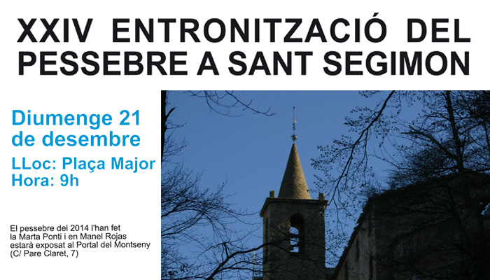 XXIV Entronització del pessebre a Sant Segimon, Viladrau