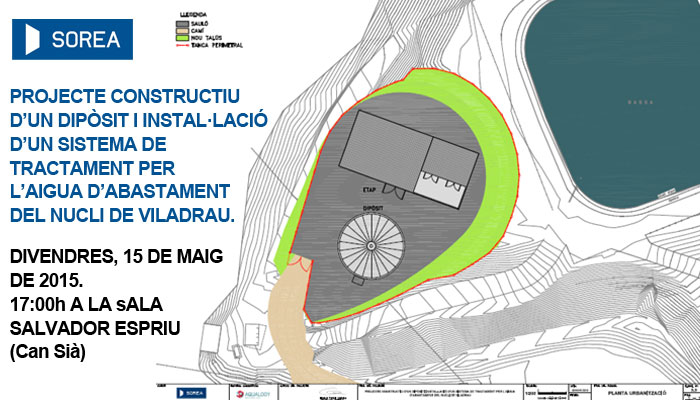 Presentació del Projecte constructiu d'un diposit i E.T.A.P., Viladrau