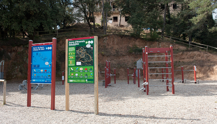 Viladrau Sessió dinamització parc urbà de salut