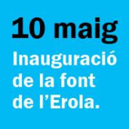 Inauguració de la Font de l'Erola, Viladrau