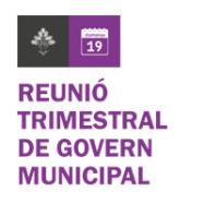 Viladrau Reunió trimestral de Govern Municipal