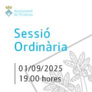 Convocatòria de la sessió ordinària del ple de l'ajuntament. L'1 de setembre de 2025