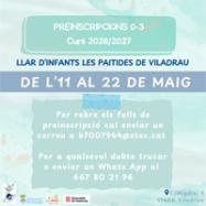 Viladrau Preinscripcions per l'Escola Bressol "Les Paitides" pel curs 2026/2027