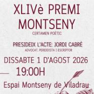 XLIVè Premi Montseny - Certamen Poètic