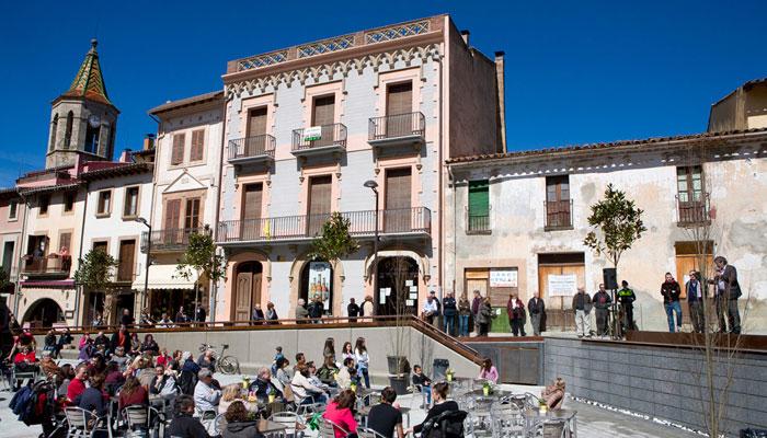 Inauguració Plaça Major de Viladrau