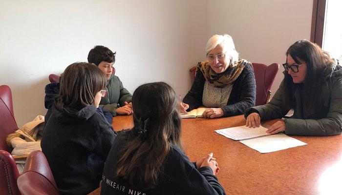 Cooperativa escolar a l’Ajuntament de Viladrau