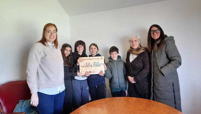 Cooperativa escolar a l’Ajuntament de Viladrau