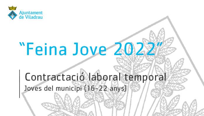 Contractació laboral temporal de 3 joves dins el marc "Estiu Jove a Viladrau 2022"