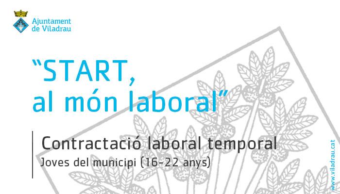 Acta per la contractació laboral temporal de 3 joves dins el marc "Projecte formatiu: START, al món laboral"