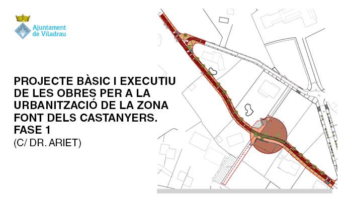 Viladrau Projecte per a la urbanització de la zona Font dels Castanyers (C/ Dr. Ariet)