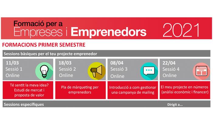 Viladrau Formació per empreses i projectes emprenadors 2021