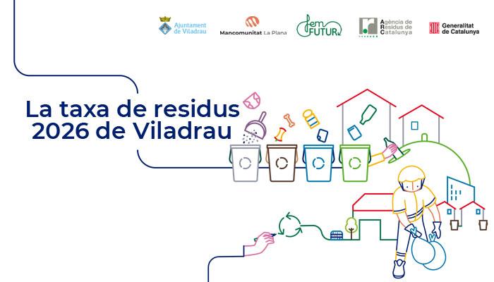 Taxa de residus domèstics i comercials 2026 de Viladrau