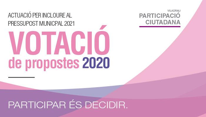 Viladrau Votació de les propostes 2020