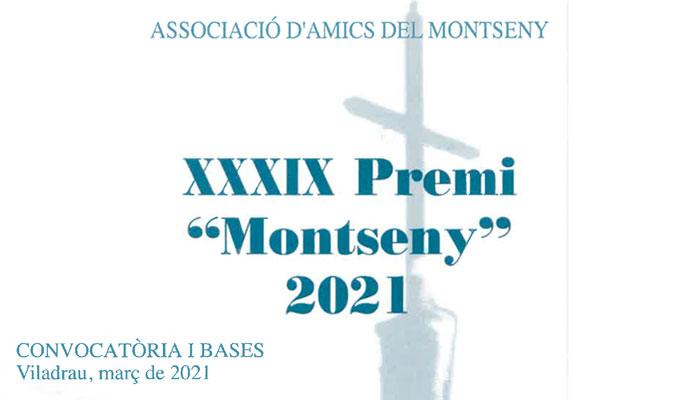 XXXIX Premi Montseny Certamen Poètic 2021