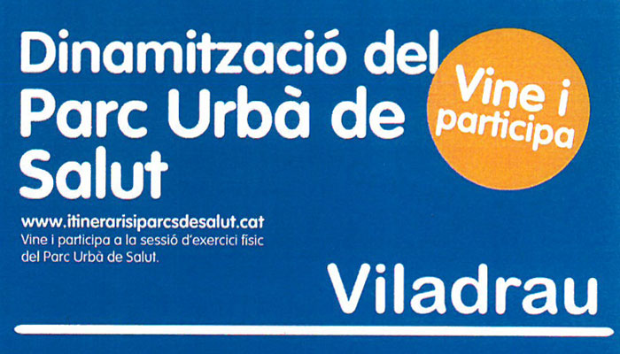 Viladrau Sessió dinamització parc urbà de salut