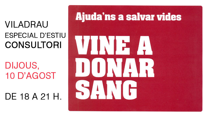 Viladrau Vine a donar sang