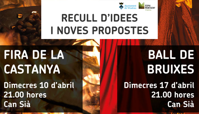 Viladrau Recull d'idees i noves propostes per la Fira de la Castanya i el Ball de Bruixes 2019