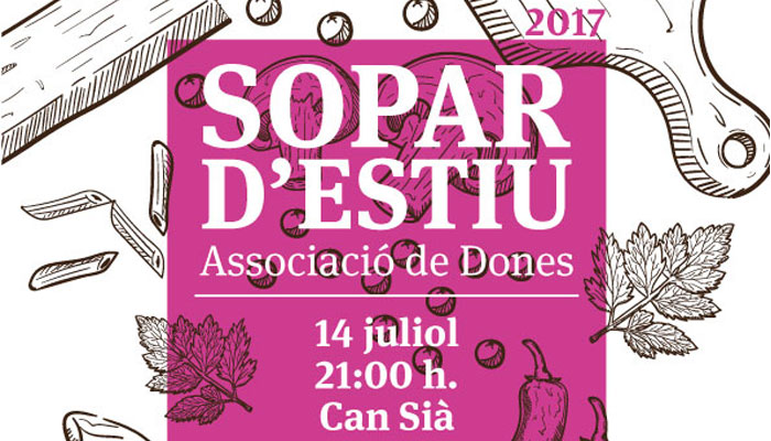 Viladrau Sopar d'Estiu de l'Associació de Dones