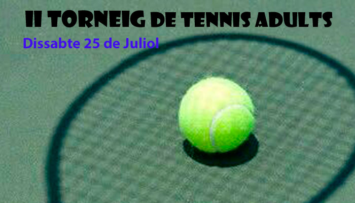 Viladrau II Torneig de tennis adults