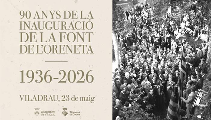 Viladrau 90è aniversari de la inauguració de la Font de l'Oreneta (1936 - 2026)