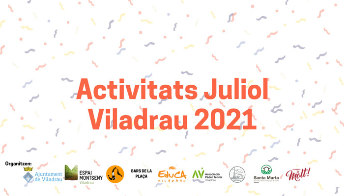 Viladrau Activitats mes de JULIOL 2021