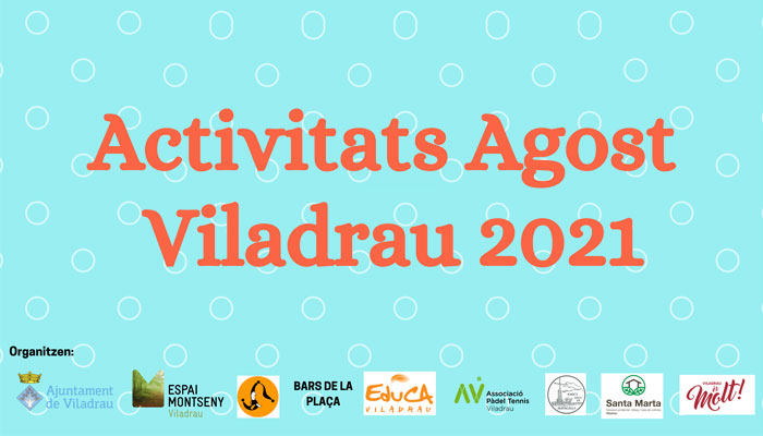 Viladrau Activitats primera quinzena d'AGOST 2021