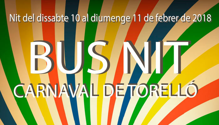 Viladrau Bus nit Carnaval de Torelló 2018