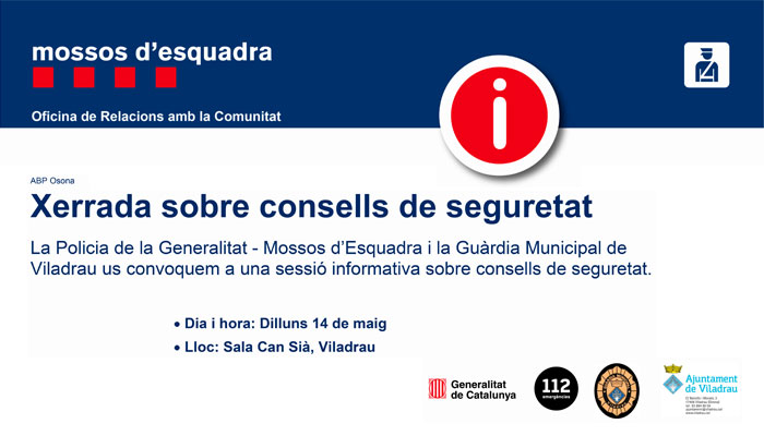 Viladrau Xerrada sobre consells de seguretat