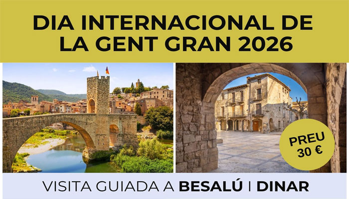 Viladrau Dues sortides a Besalú commemoraran el Dia Internacional de la Gent Gran