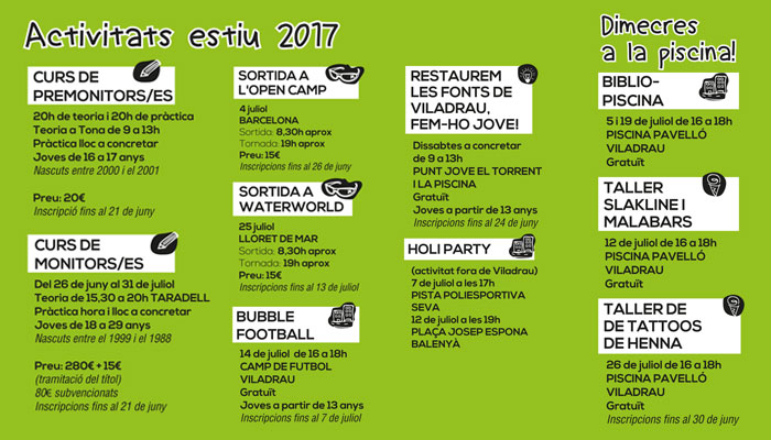 Viladrau Estiu Jove 2017 - SIJ "El Torrent"