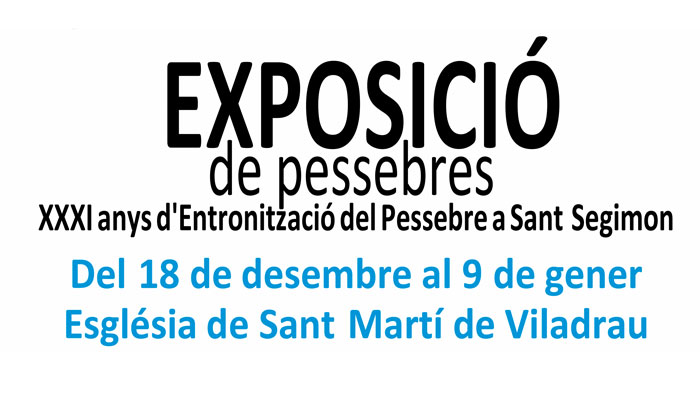 Viladrau Exposició de pessebres