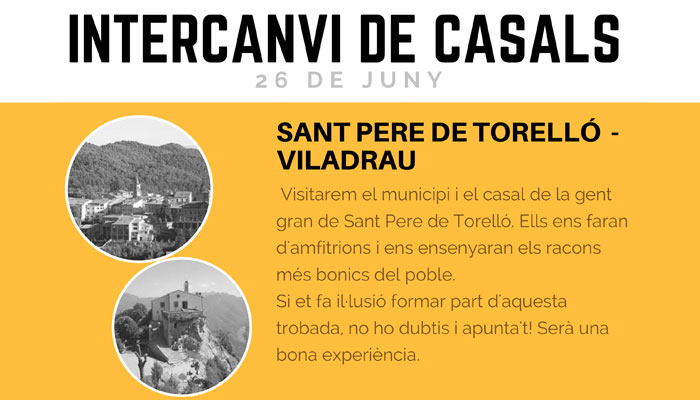 Intercanvi de Casals Sant Pere de Torelló i Viladrau