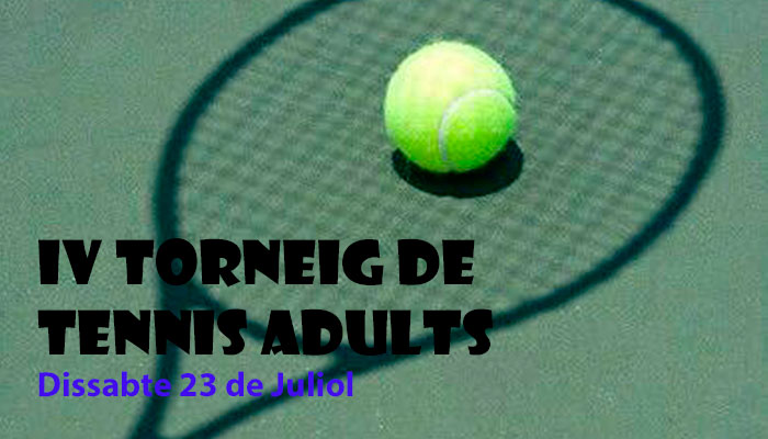 Viladrau IV Torneig de tennis adults