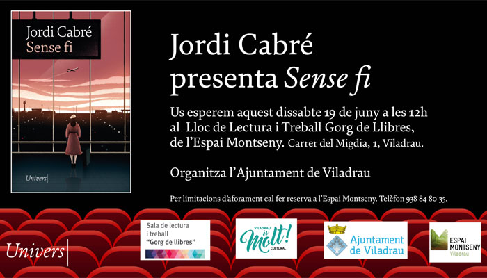 Viladrau Presentació Llibre "Sense fi" de Jordi Cabré