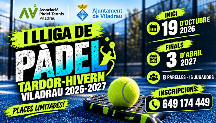 1a Lliga de Pàdel Tardor-Hiver Viladrau 2026-2027