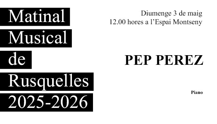 Matinal Musical de Rusquelles del 3 de maig de 2026