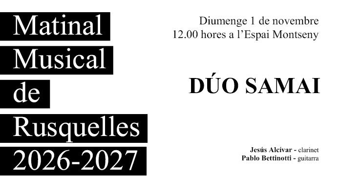 Viladrau Matinal Musical de Rusquelles de l'1 de novembre de 2026