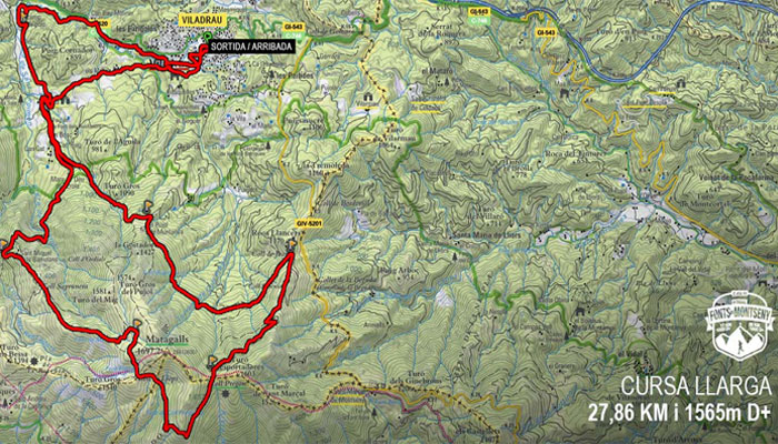 Viladrau, II Trail Fonts del Montseny 2016