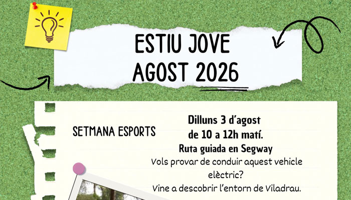 Viladrau Ruta guiada en Segway - Estiu Jove 2026