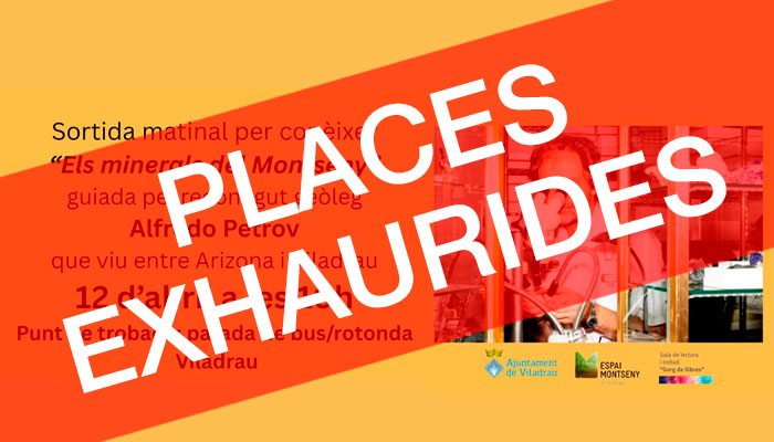 Viladrau Sortida matinal per conèixer "Els minerals del Montseny"