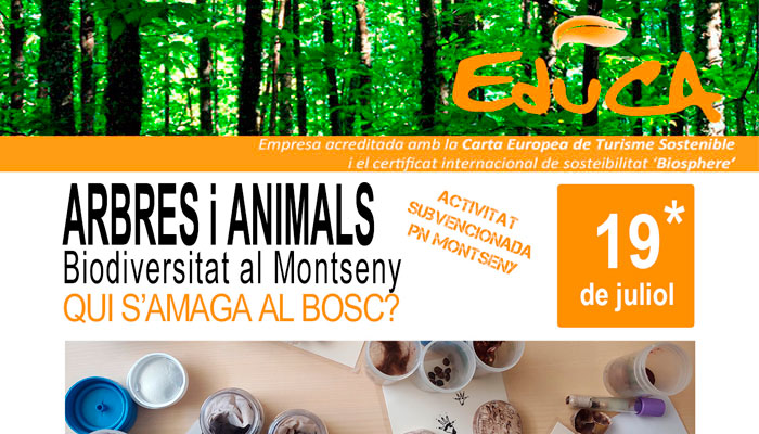 Viladrau Passejada "Arbres i animals. Biodiversitat al Montseny"