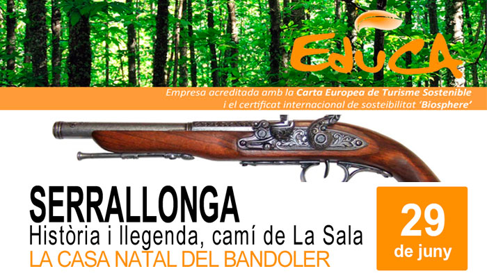Viladrau Passejada "Serrallonga, història i llegenda, camí de La Sala"