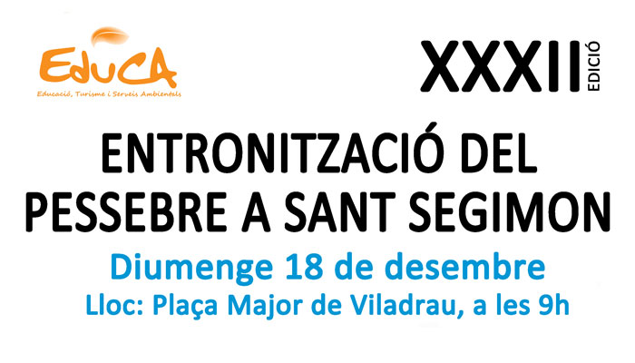 Viladrau XXXII Entronització del Pessebre de Sant Segimon