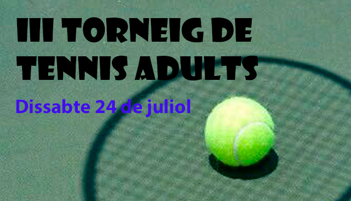 Viladrau III Torneig de tennis adults
